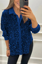 CIARA - Shimmer Sequin Shirt