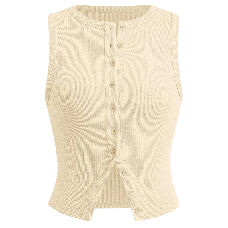KYLIE – Classic Ribbed Casual Crop Top