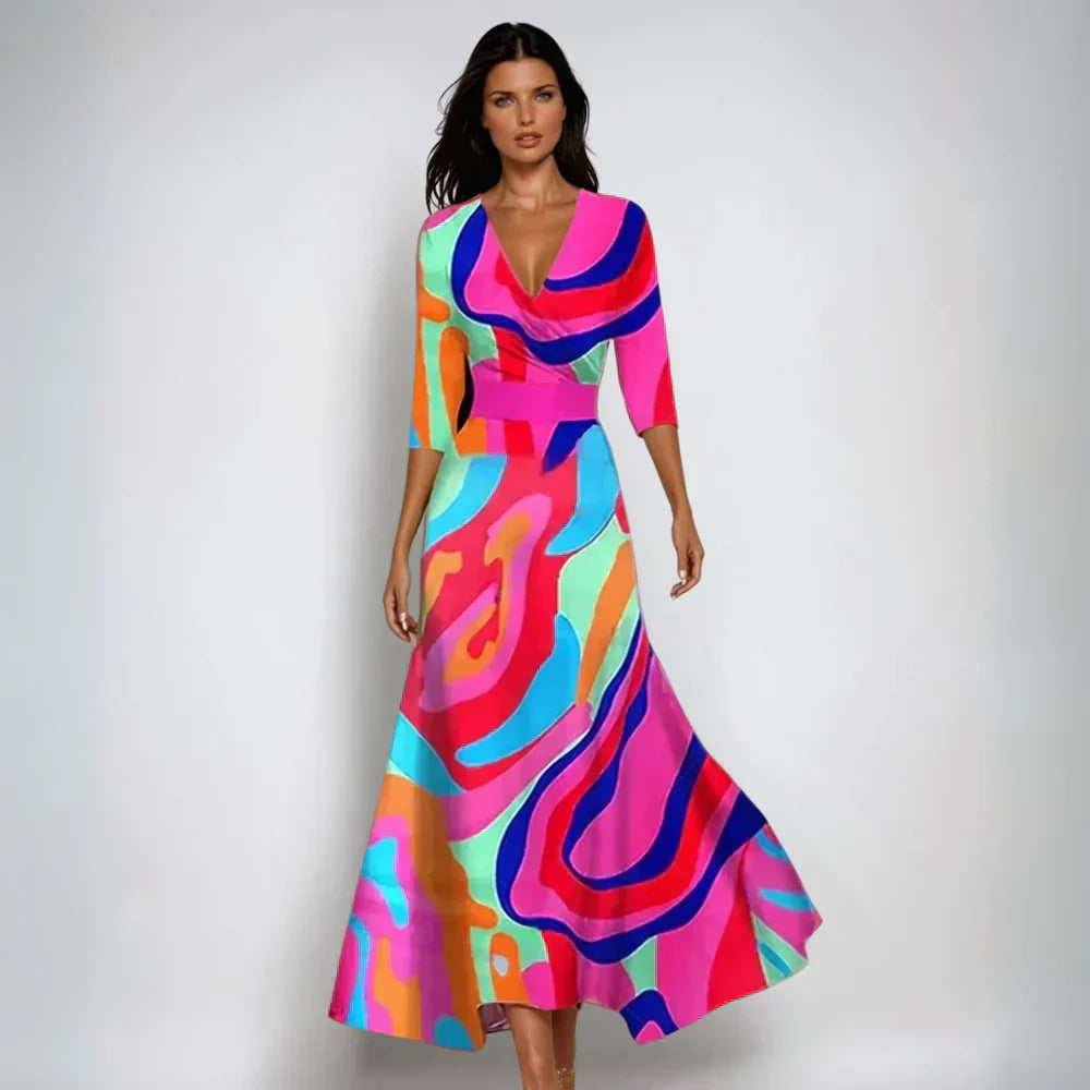 JOCELYN - Sophisticated Floral Dress