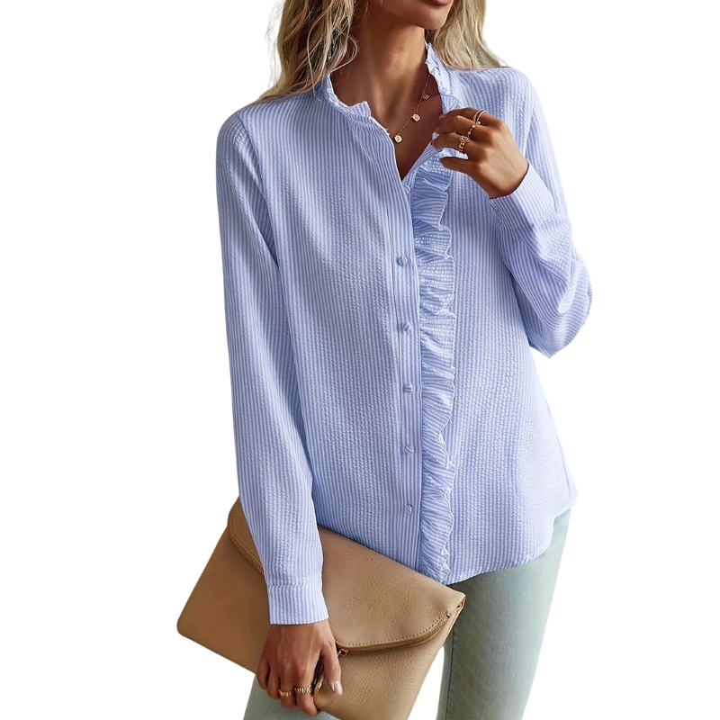 CRIZA – Effortless Button Front Blouse