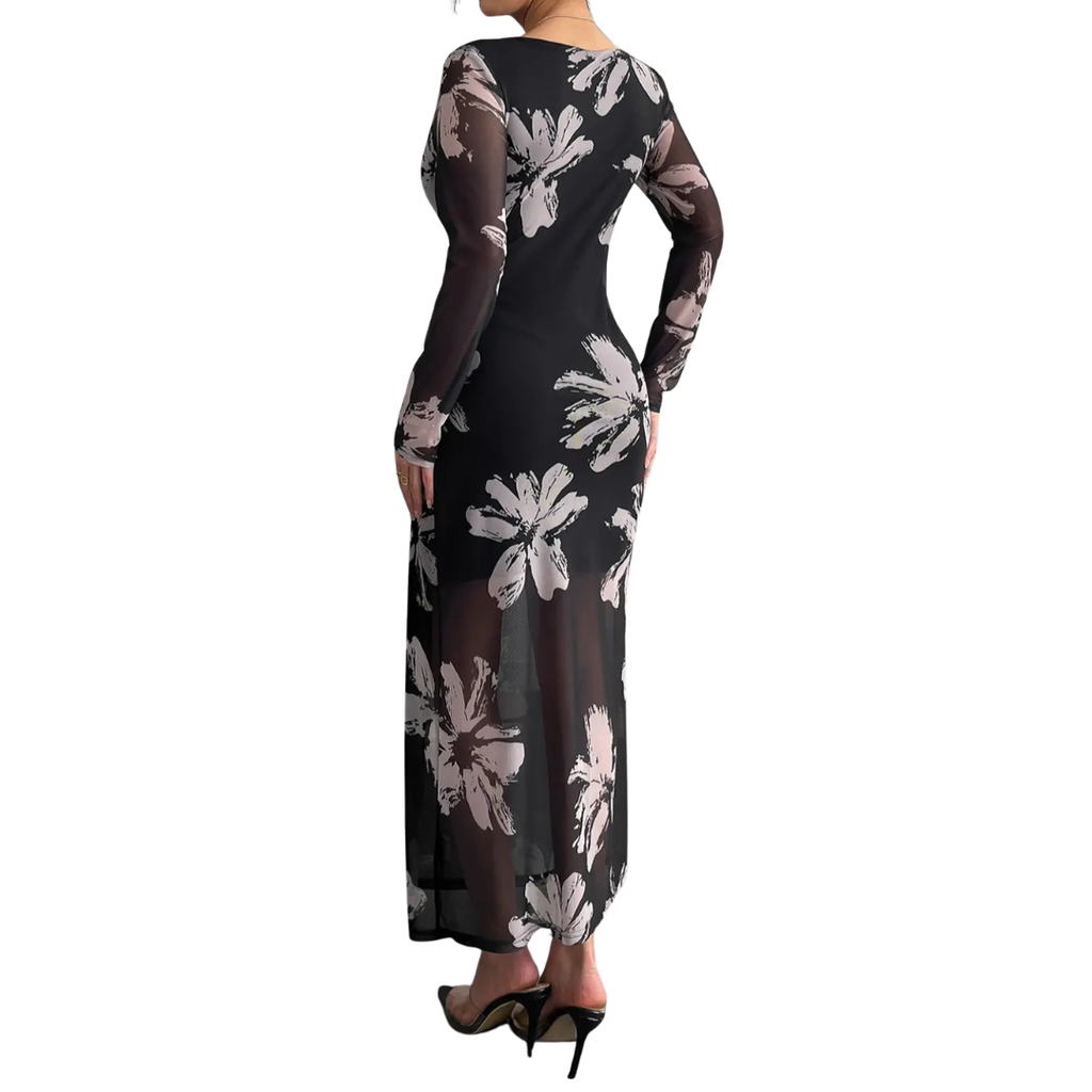 MEADOW – Elegant Floral Maxi Dress