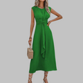 REESE - Elegant Sleeveless Round Neck Maxi Dress
