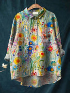 CLAUDINE - Serene Art Shirt