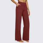 WHITNEY - Comfortable High-Waist Wide Leg Pants for Yoga and Outdoor Fun