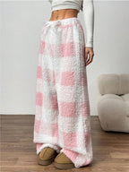 AMBER - Comfortable Plaid Straight Pants for Cold Weather Wear