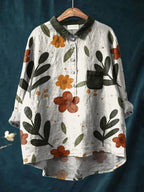ELEANOR - Elegant Plant Art Shirt