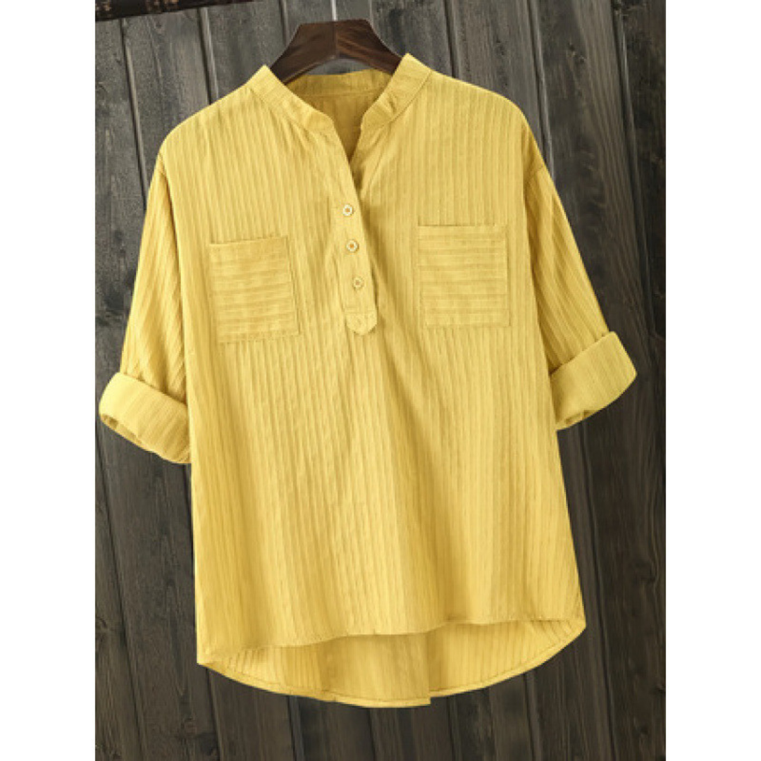 LUCILLE - Casual Long Sleeve Everyday Collared Top