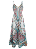OTTILIE – Boho Floral Print Sleeveless Dress