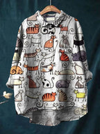 AMARI - Cat Art Shirt