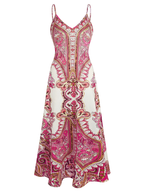 OTTILIE – Boho Floral Print Sleeveless Dress