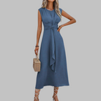 REESE - Elegant Sleeveless Round Neck Maxi Dress