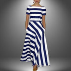 DIANE – Effortless Modern Stripe Dress