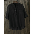 LUCILLE - Casual Long Sleeve Everyday Collared Top