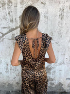 CASSANDRA - Trendy V-Neck Jumpsuit