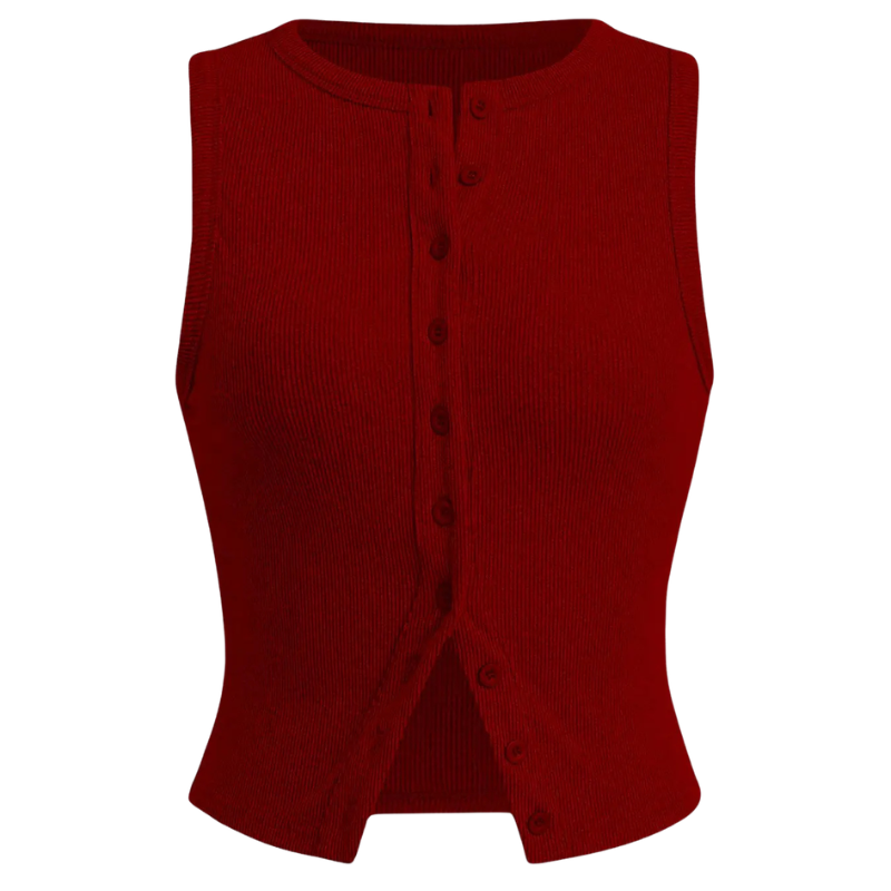 KYLIE – Classic Ribbed Casual Crop Top