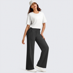 WHITNEY - Comfortable High-Waist Wide Leg Pants for Yoga and Outdoor Fun