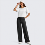 WHITNEY - Comfortable High-Waist Wide Leg Pants for Yoga and Outdoor Fun