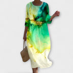SHAE - Elegant Floral Maxi Dress