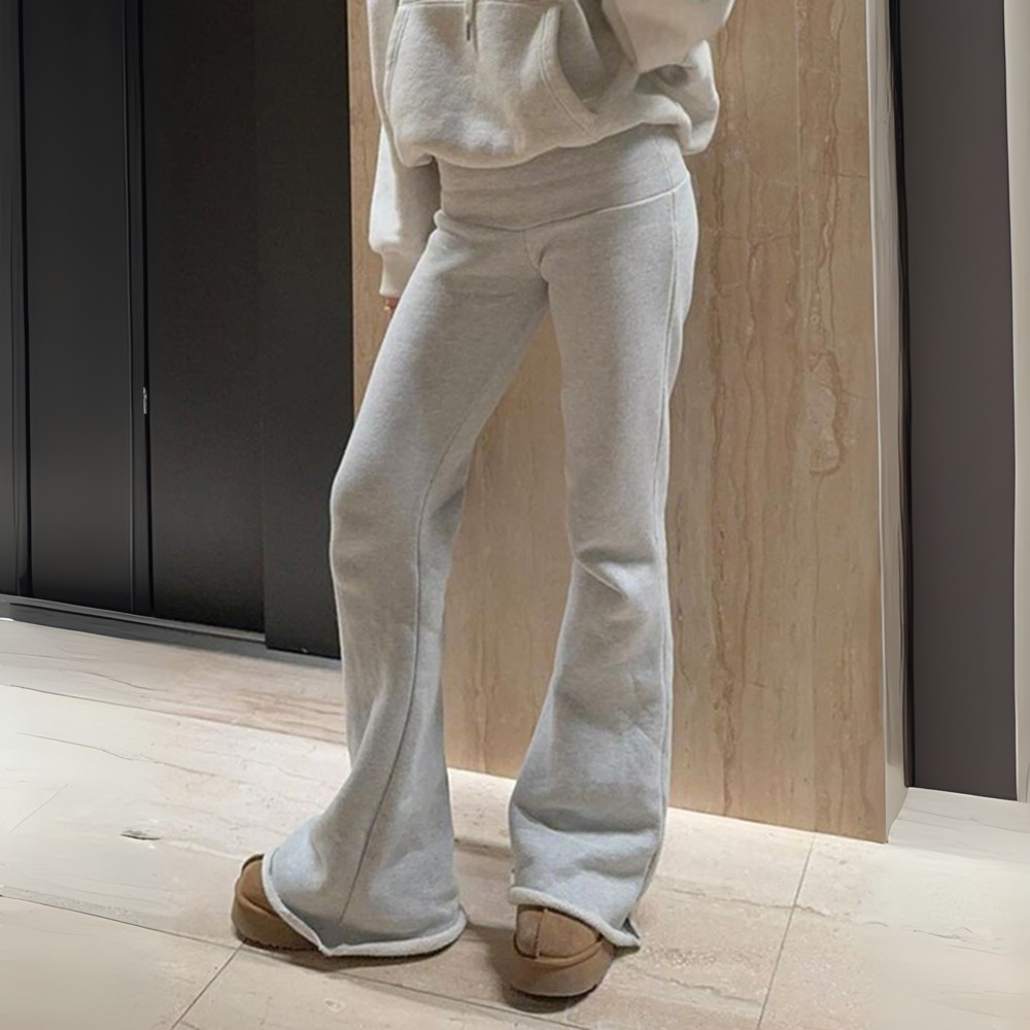 SANDOK - Casual Drawstring Straight Leg Pants