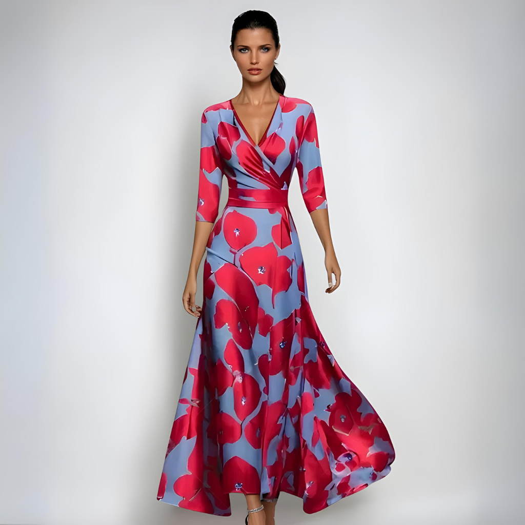 JOCELYN - Sophisticated Floral Dress