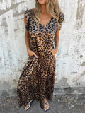 CASSANDRA - Trendy V-Neck Jumpsuit