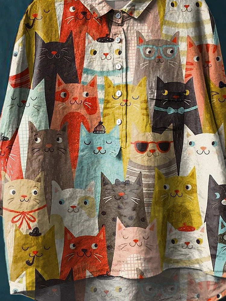 SHEENA - Cat Art Shirt
