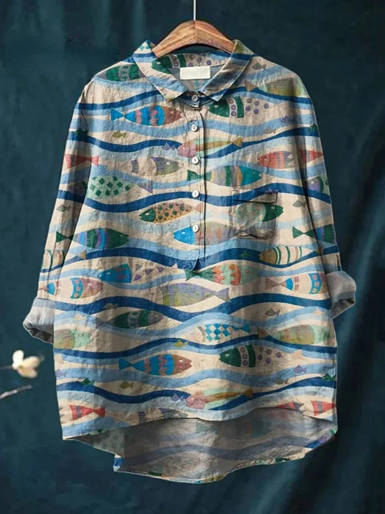 DARA - Fish Art Shirt