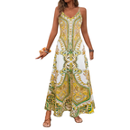 HELGA – Flowy Floral Vacation Maxi Dress
