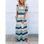 MAGESSA – Everyday Relaxed Fit Round Neck Maxi Dress