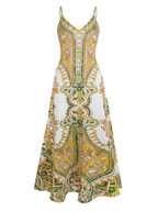 OTTILIE – Boho Floral Print Sleeveless Dress
