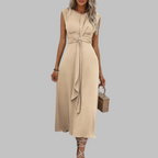 REESE - Elegant Sleeveless Round Neck Maxi Dress