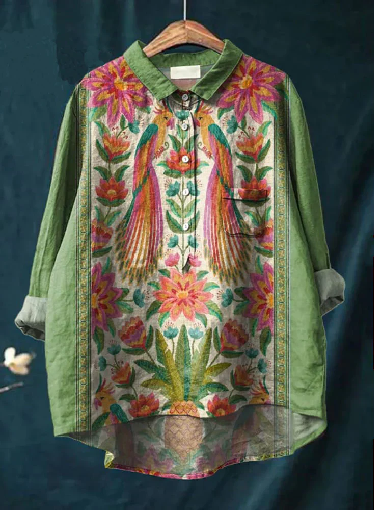CLAUDINE - Serene Art Shirt