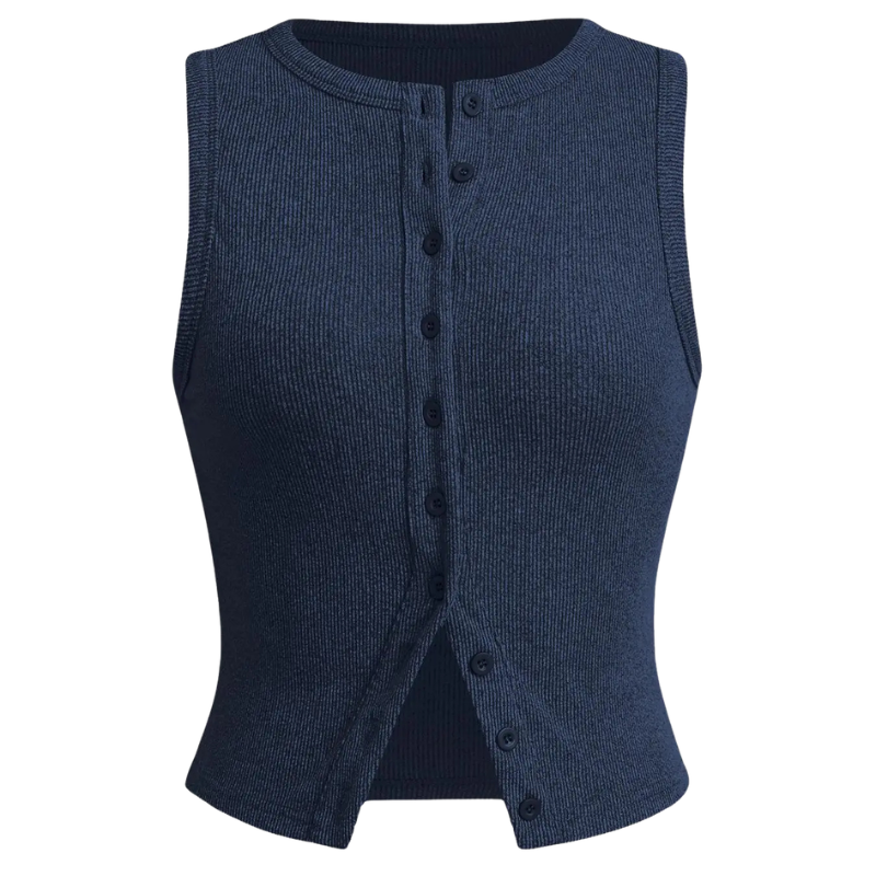 KYLIE – Classic Ribbed Casual Crop Top