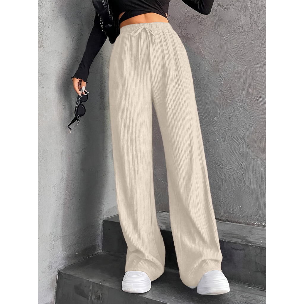 ZABBY - Casual Wide Leg Comfy Everyday Pants