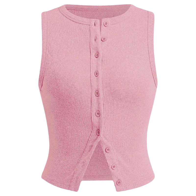 KYLIE – Classic Ribbed Casual Crop Top