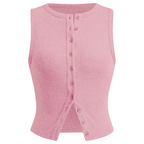 KYLIE – Classic Ribbed Casual Crop Top