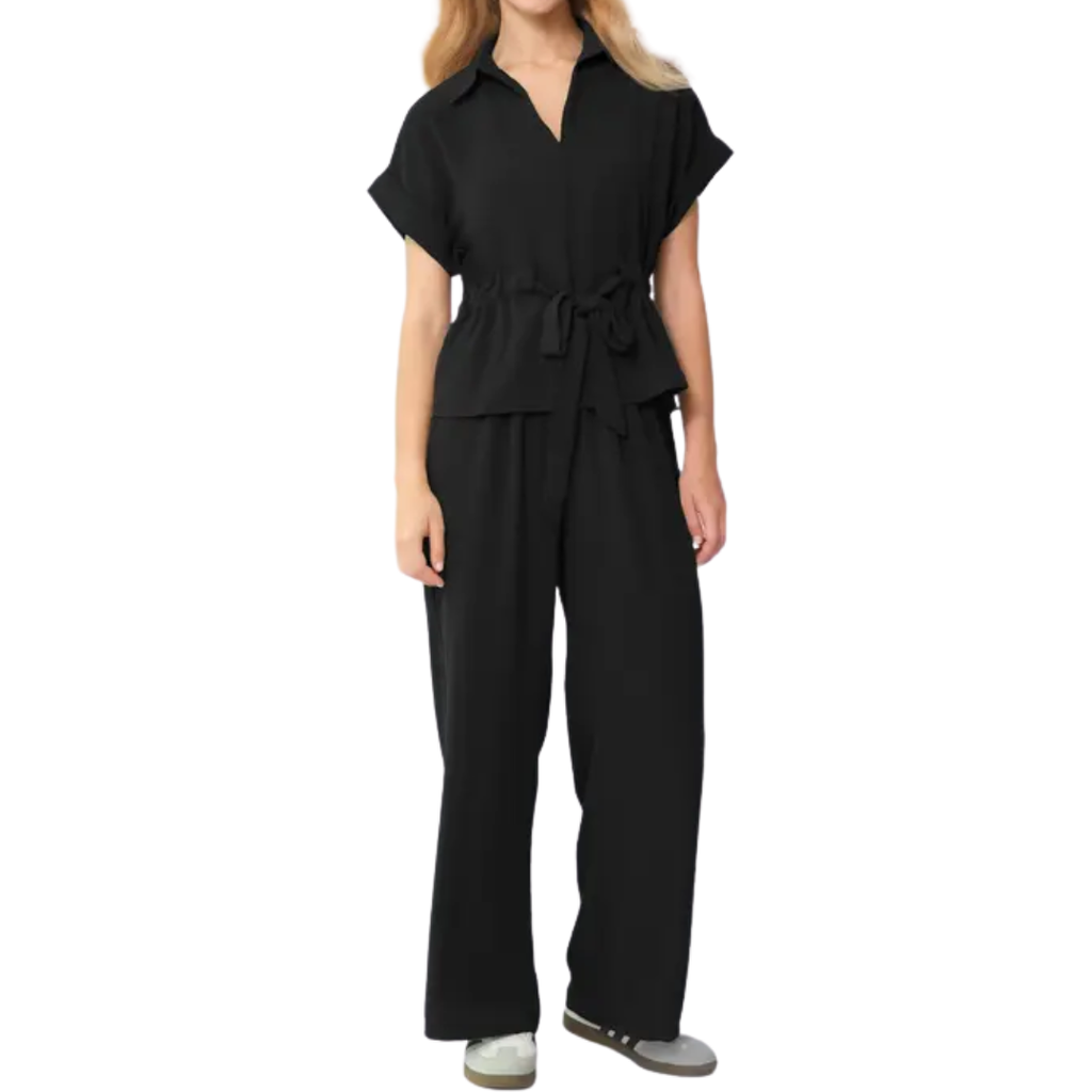 NELLE – Relaxed Collared Wide Leg Co-ord