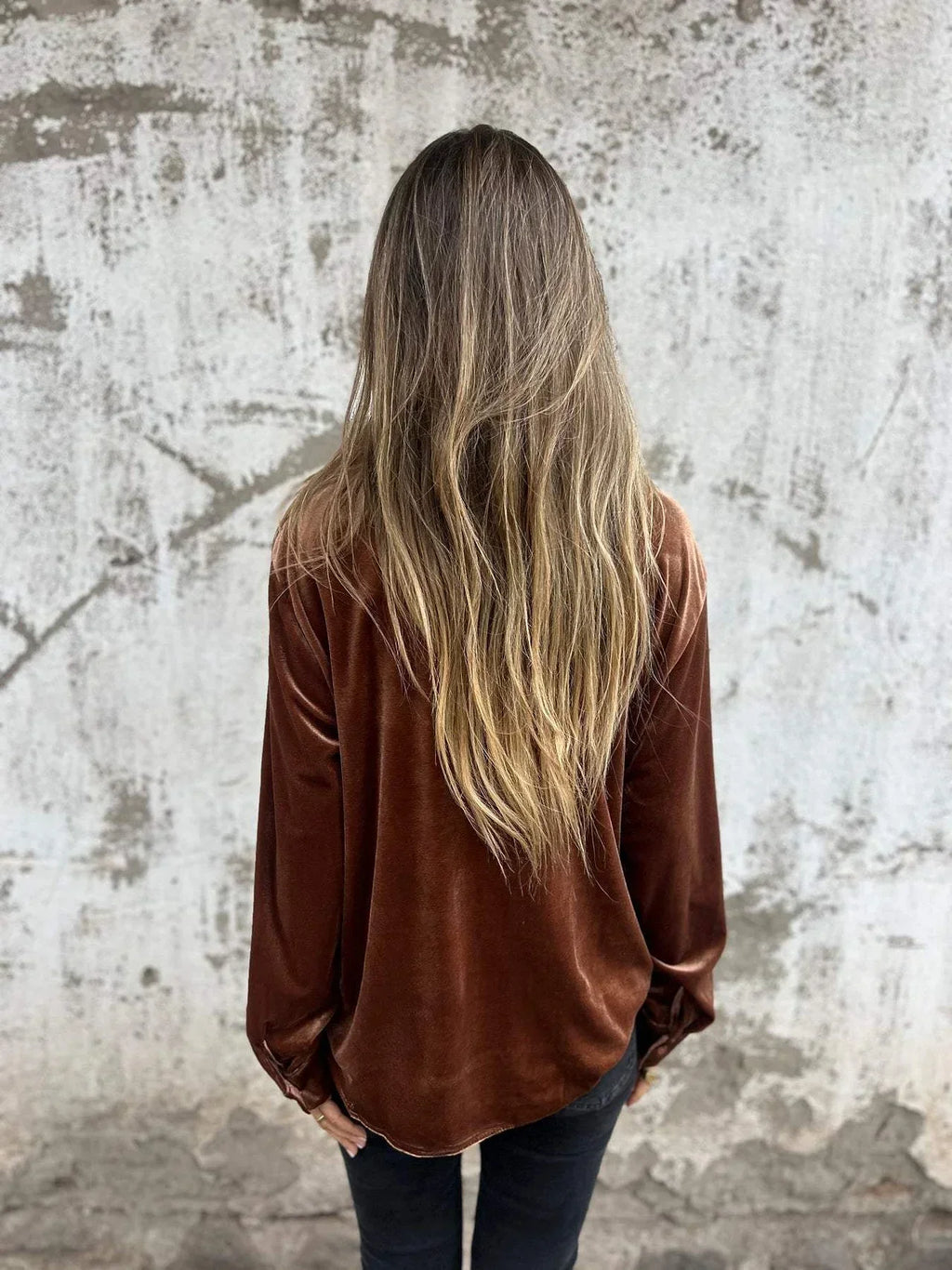DAHLIA - Soft Velvet Shirt