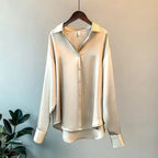FLORENCE | Silky Long-Sleeve Blouse