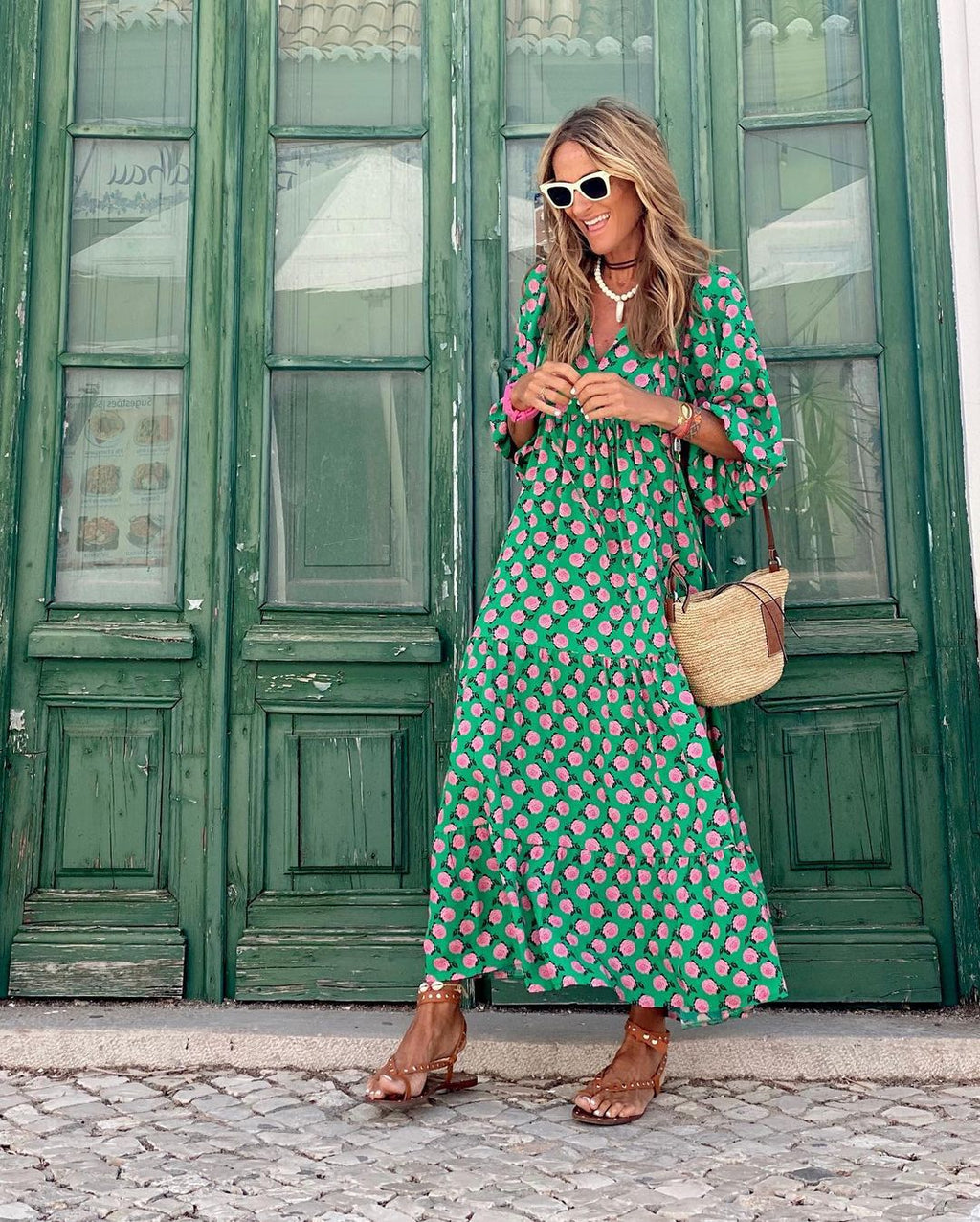 SABINE - Boho Chic Maxi Dress