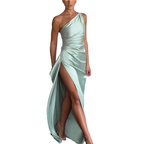 AMBER – Sophisticated One Shoulder Maxi Dress
