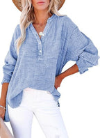 AYLA – Casual V-Neck Blouse