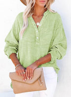 AYLA – Casual V-Neck Blouse