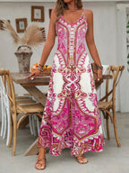 ROSARIO - Chic Summer Sleeveless Strap Maxi Dress