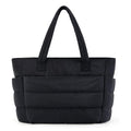 NADINE - Puffy Bubble Tote Bag for Women Quilted Laptop Shoulder Handbag