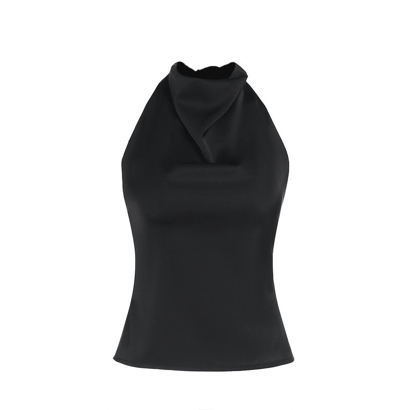 HENYA – Casual Sleeveless Summer Backless Top