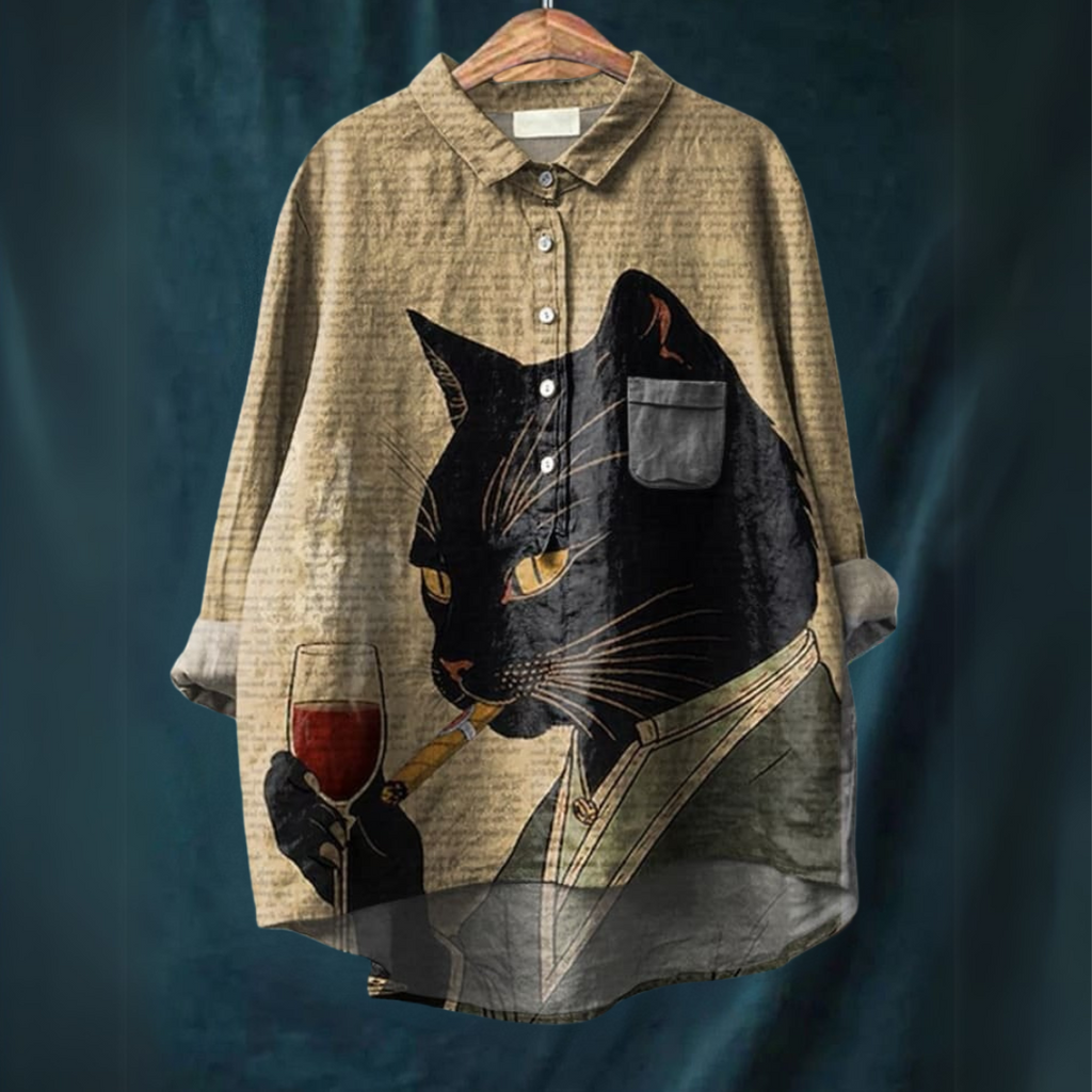 LUCIA - Cat Art Shirt