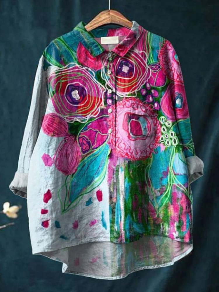 CLAUDINE - Serene Art Shirt