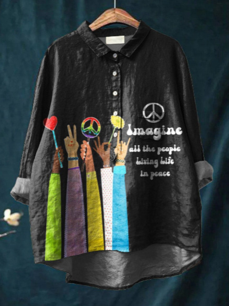 CLAUDINE - Serene Art Shirt