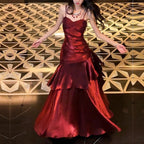 VIANNE - Glamorous Ruffled Maxi Dress